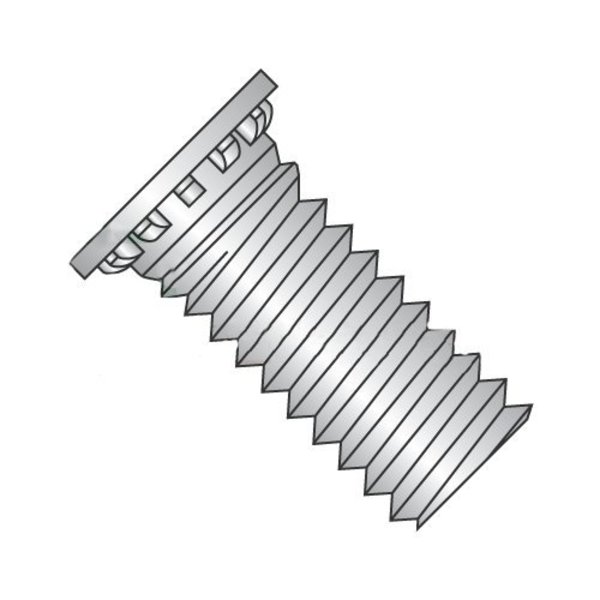 Newport Fasteners Self-Clinching Stud, 3/8"-16, 1", Self Clinching, Stainless Steel; 18-8, Plain Finish, 250 PK 770027